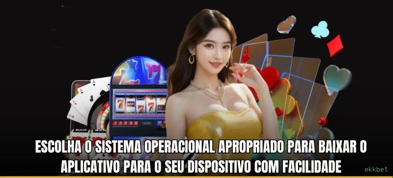 Aplicativo móvel ekkbet para iOS e Android